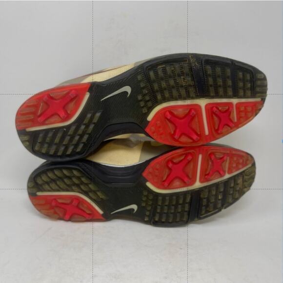 Nike Hyperfuse Lunar Ascend Golf Shoes Spikeless Mens 11 Tan Gray 1,3,9,6:L.4.3 - Picture 12 of 13